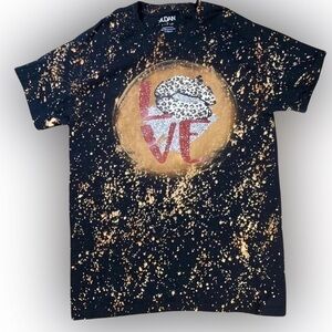 🌟Bleached 🌟 homemade valentines/love graphics tshirt